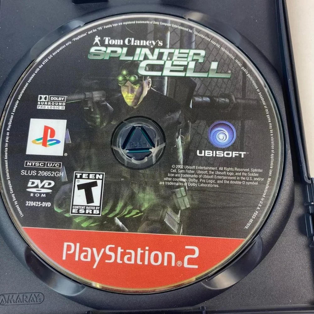 Tom Clancy's Splinter Cell  PlayStation 2 Splinter Cell Stealth Action Redefined